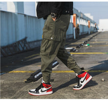 Load image into Gallery viewer, Privathinker Men Black Joggers Pants Summer 2019 Mens Big Pockets Ankel Cargo Pants Male Spring Streetwear Overalls Sweatpants
